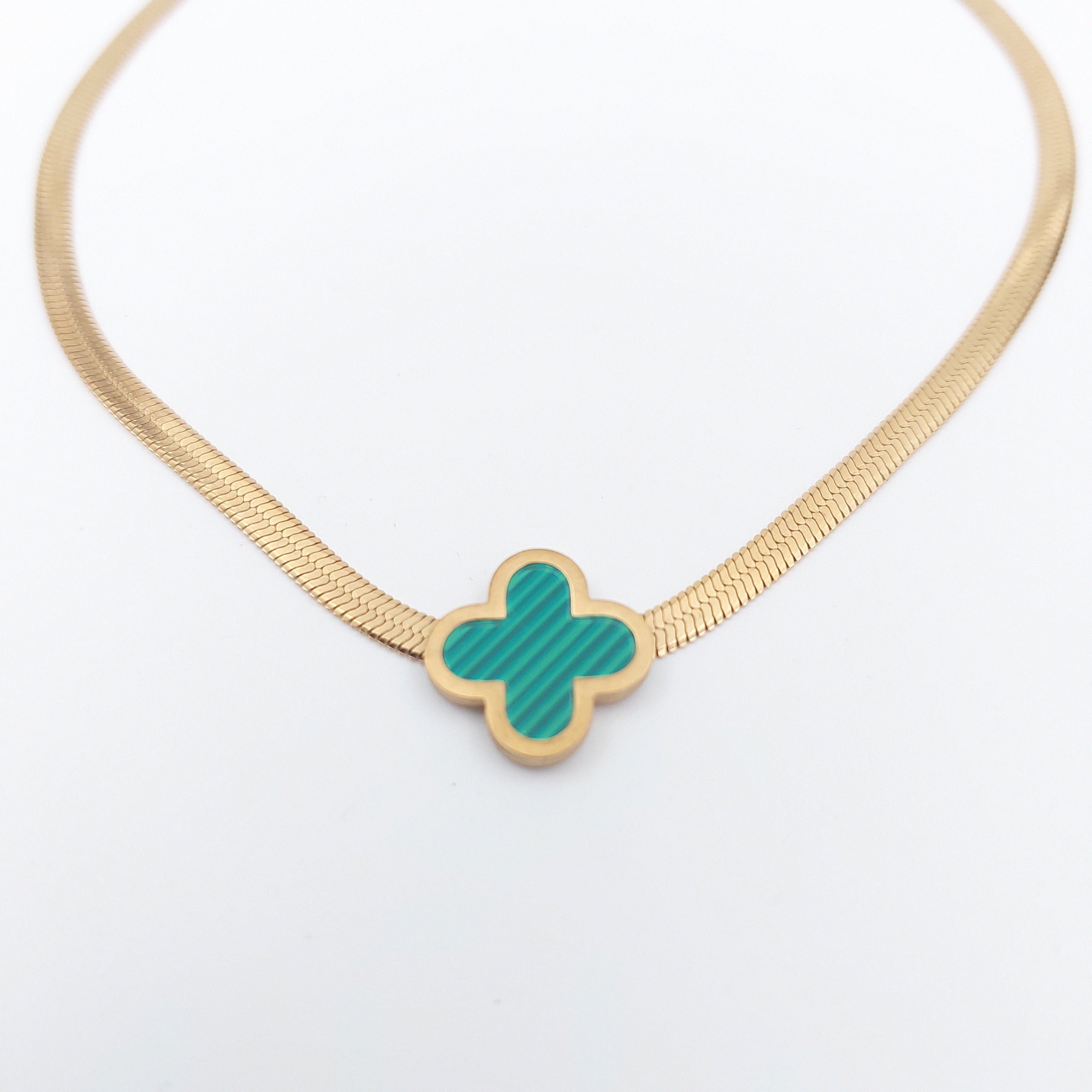 FIORA | Envy Elegance ( Green ) | Necklace