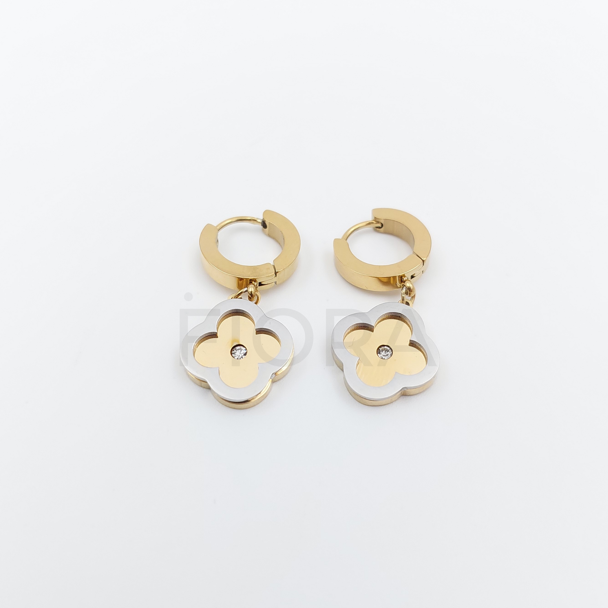 FIORA | Floral V2 ( White ) | Earrings