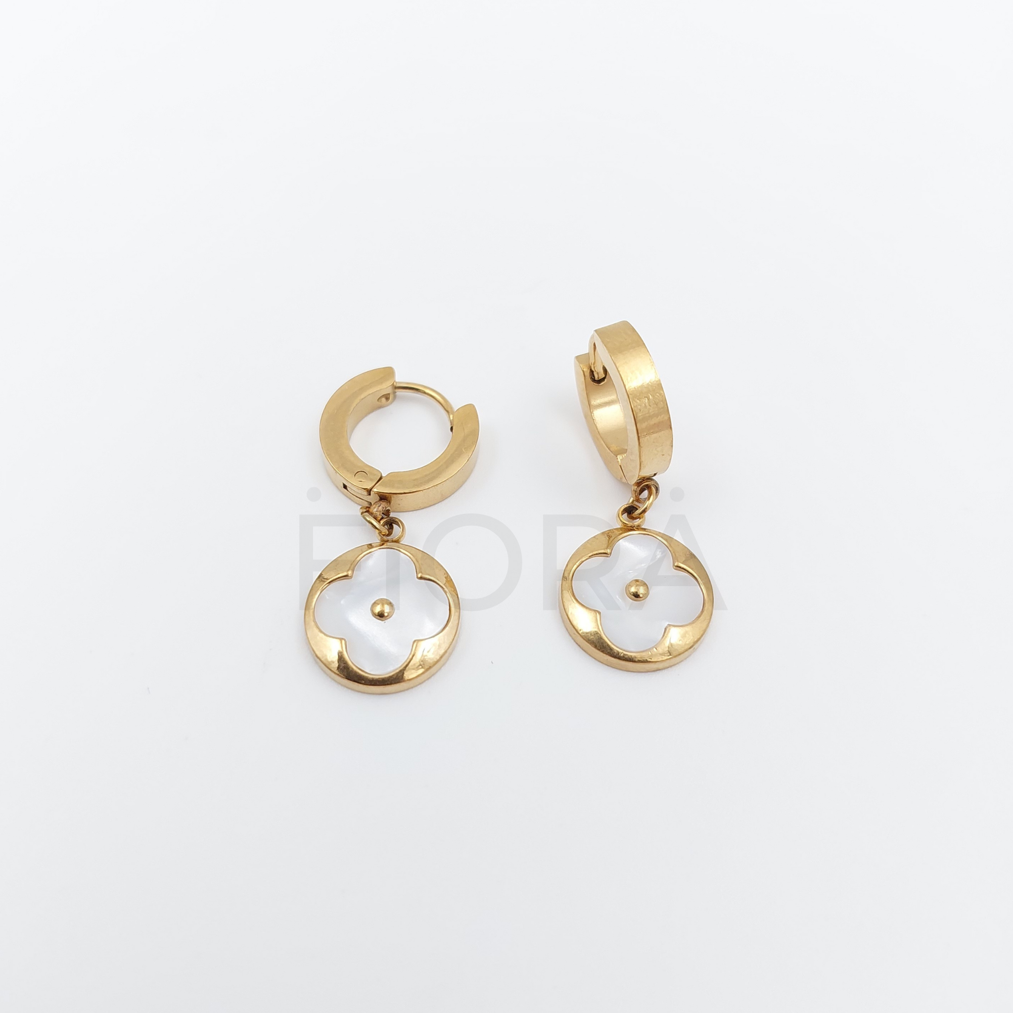 FIORA | Floral ( White ) | Earrings