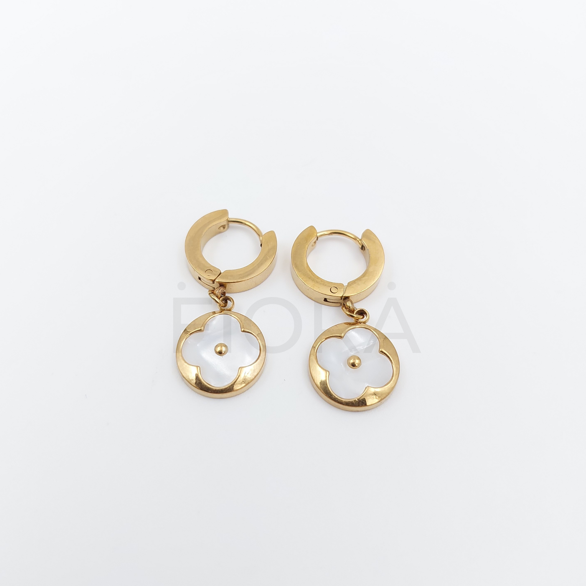 FIORA | Floral ( White ) | Earrings