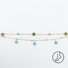 GemTurq | Anklet