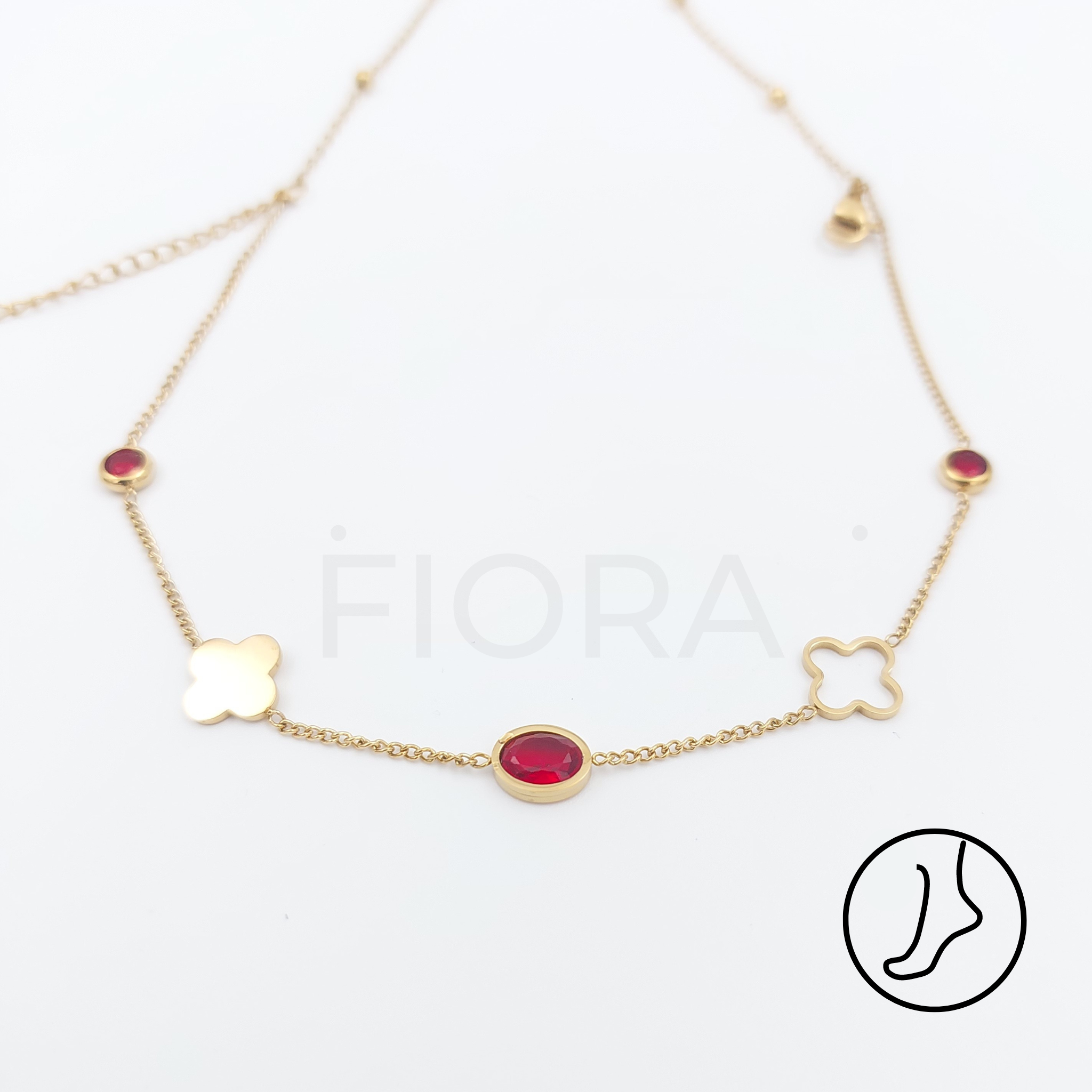 FIORA | GoldRouge | Anklet