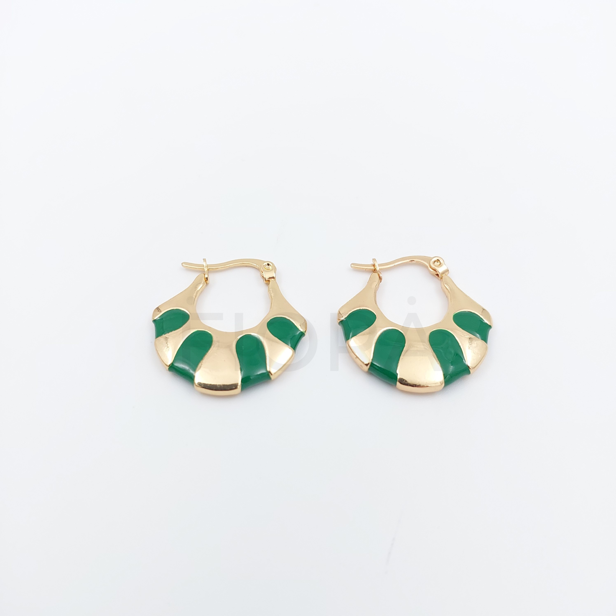 FIORA | Obsidian ( Green ) | Earrings