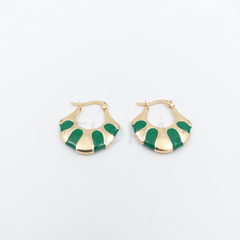 Obsidian ( Green ) | Earrings