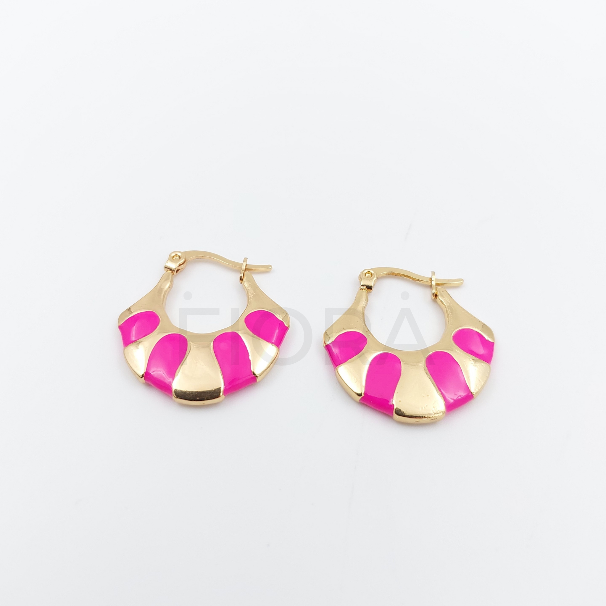 FIORA | Obsidian ( Pink ) | Earrings