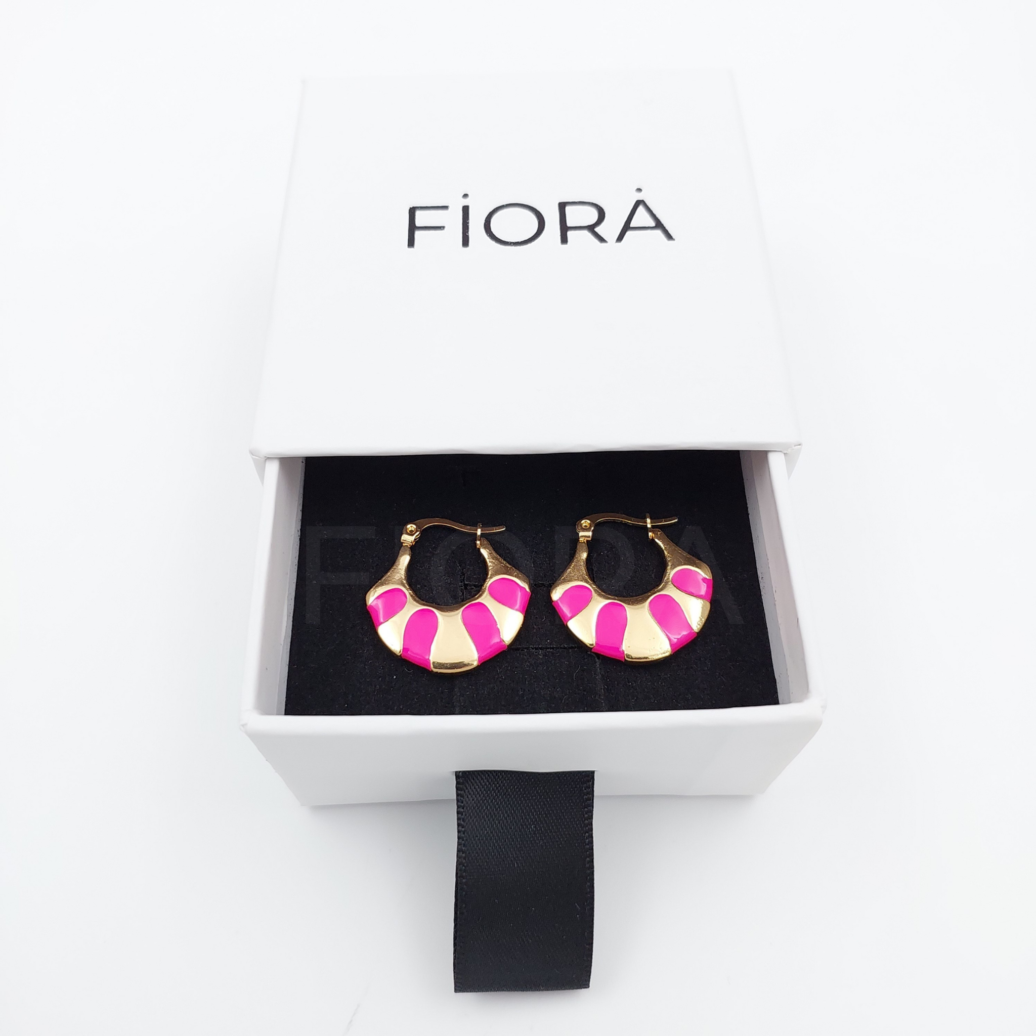 FIORA | Obsidian ( Pink ) | Earrings