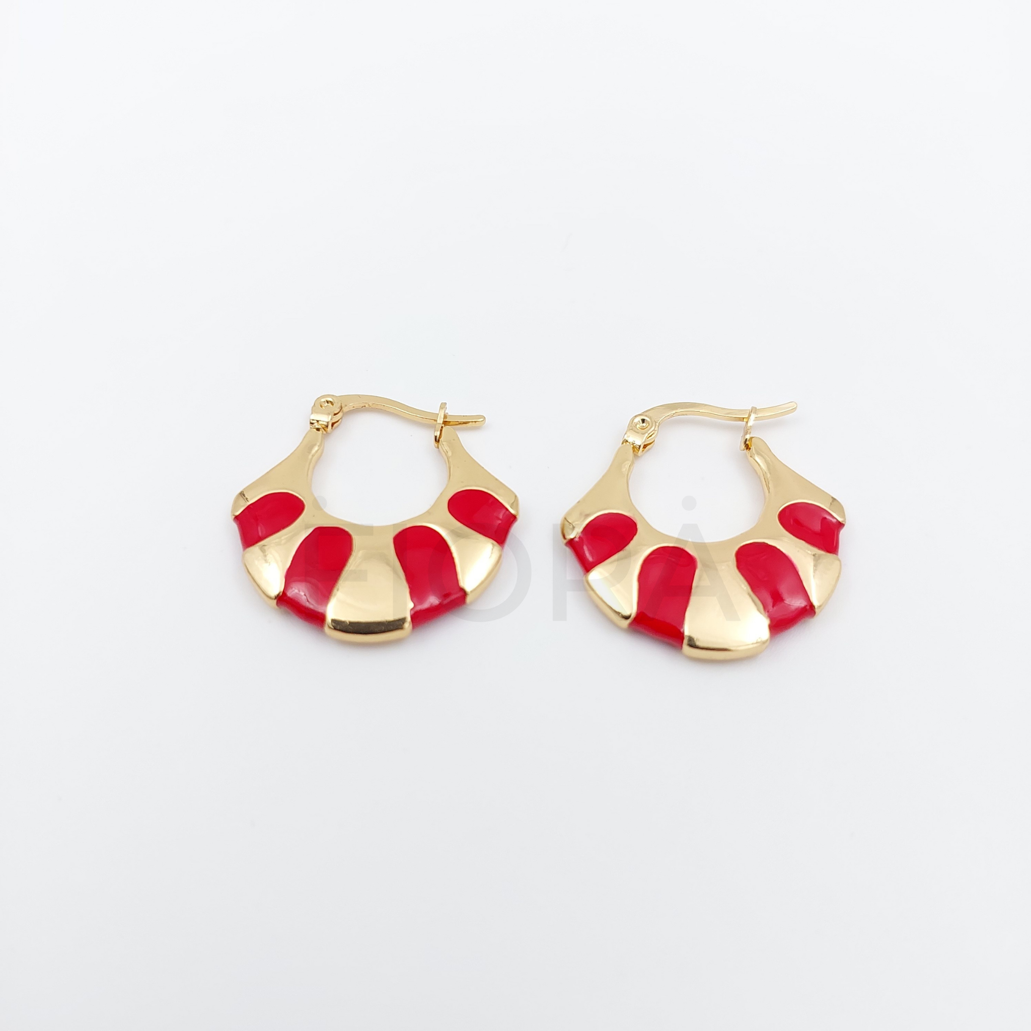 FIORA | Obsidian ( Red) | Earrings