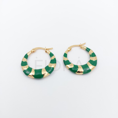 Obsidian V2 ( Green ) | Boucles d'oreilles