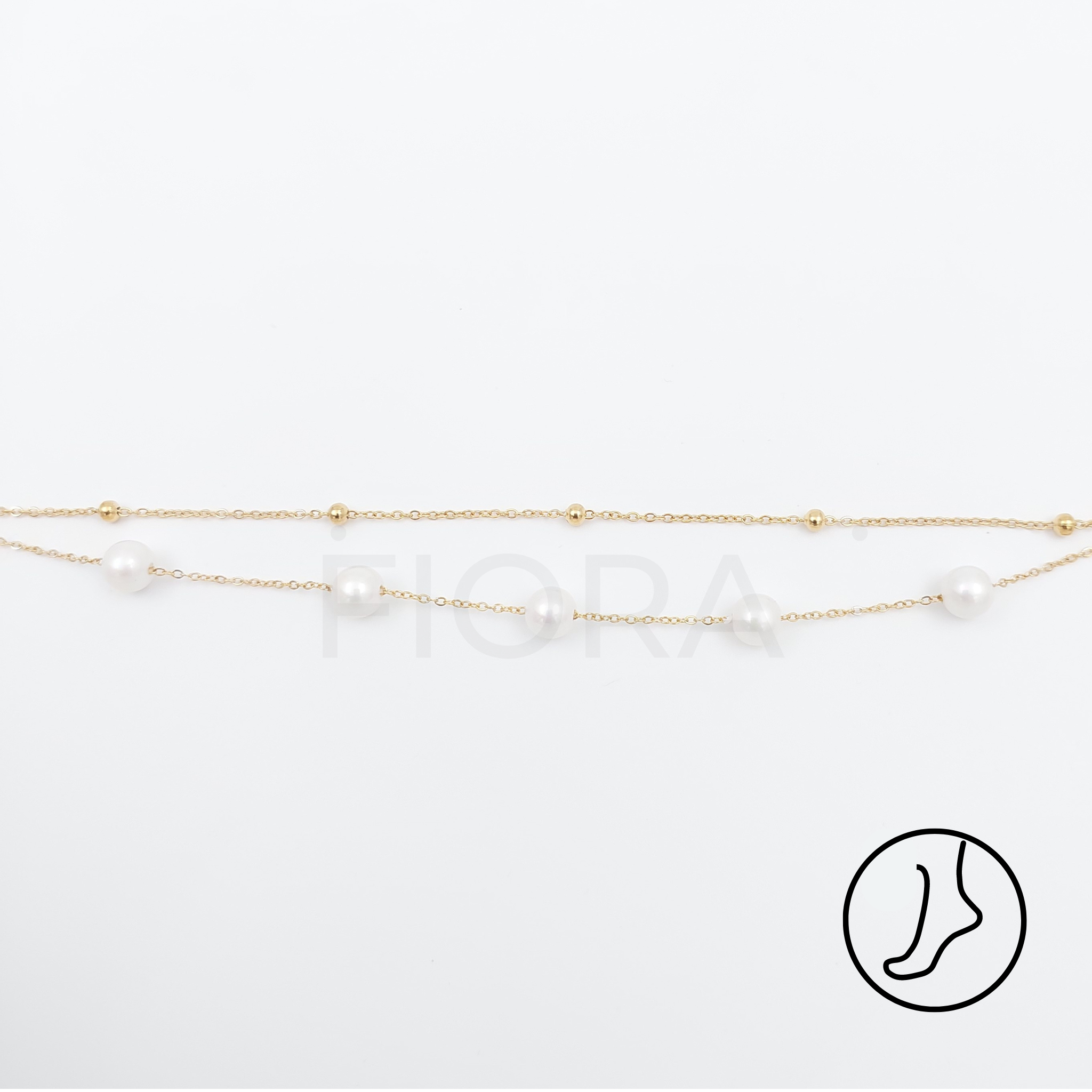 FIORA | PearlGlam | Anklet