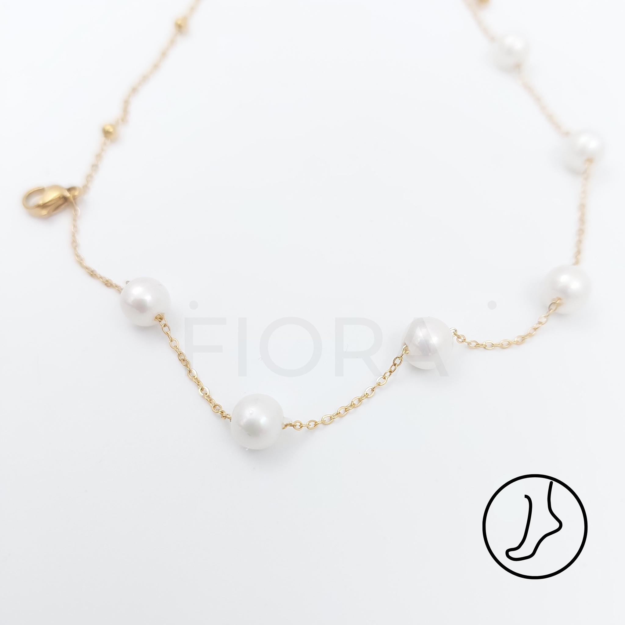 FIORA | PearlGlam | Anklet