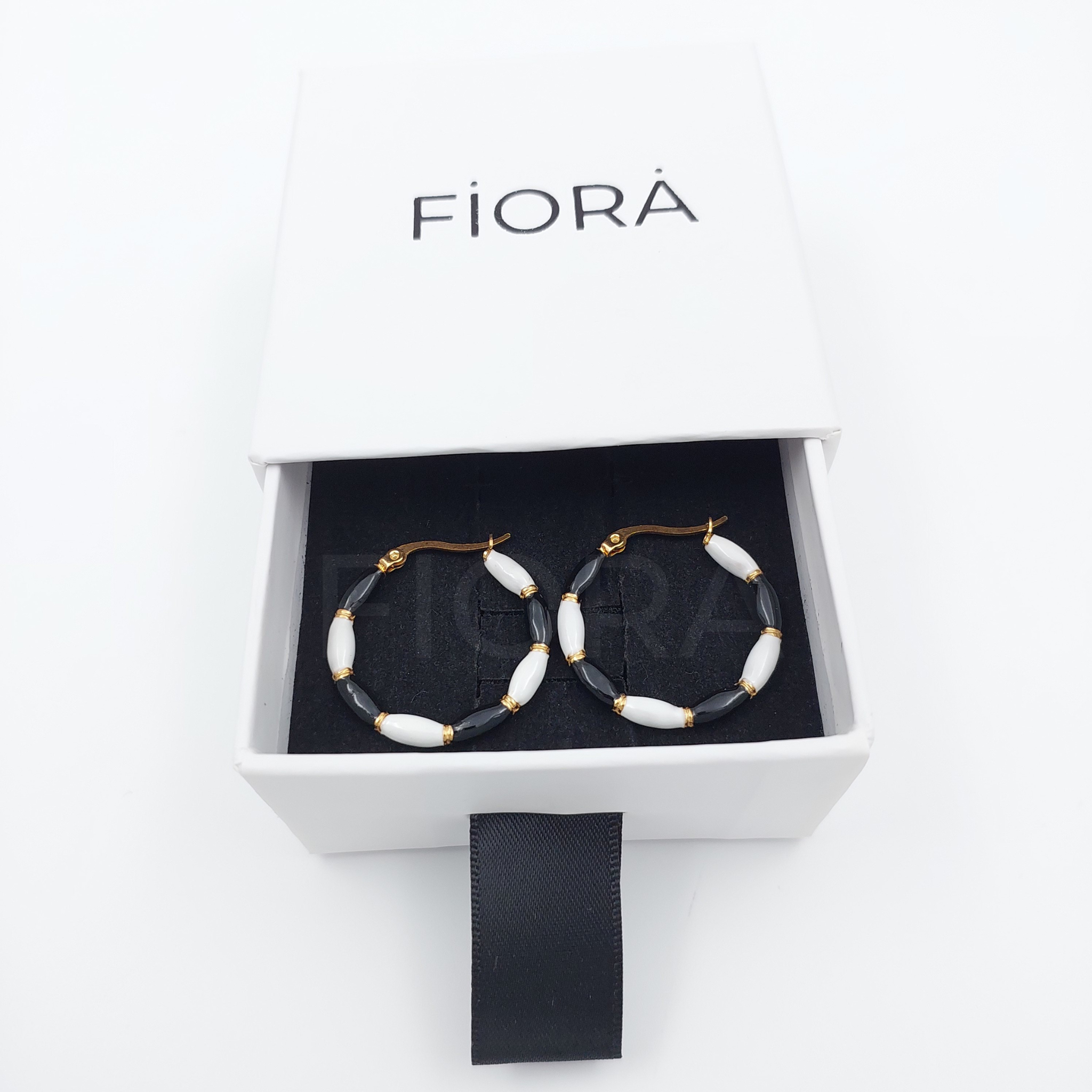 FIORA | Sogno ( Black & White ) | Earrings