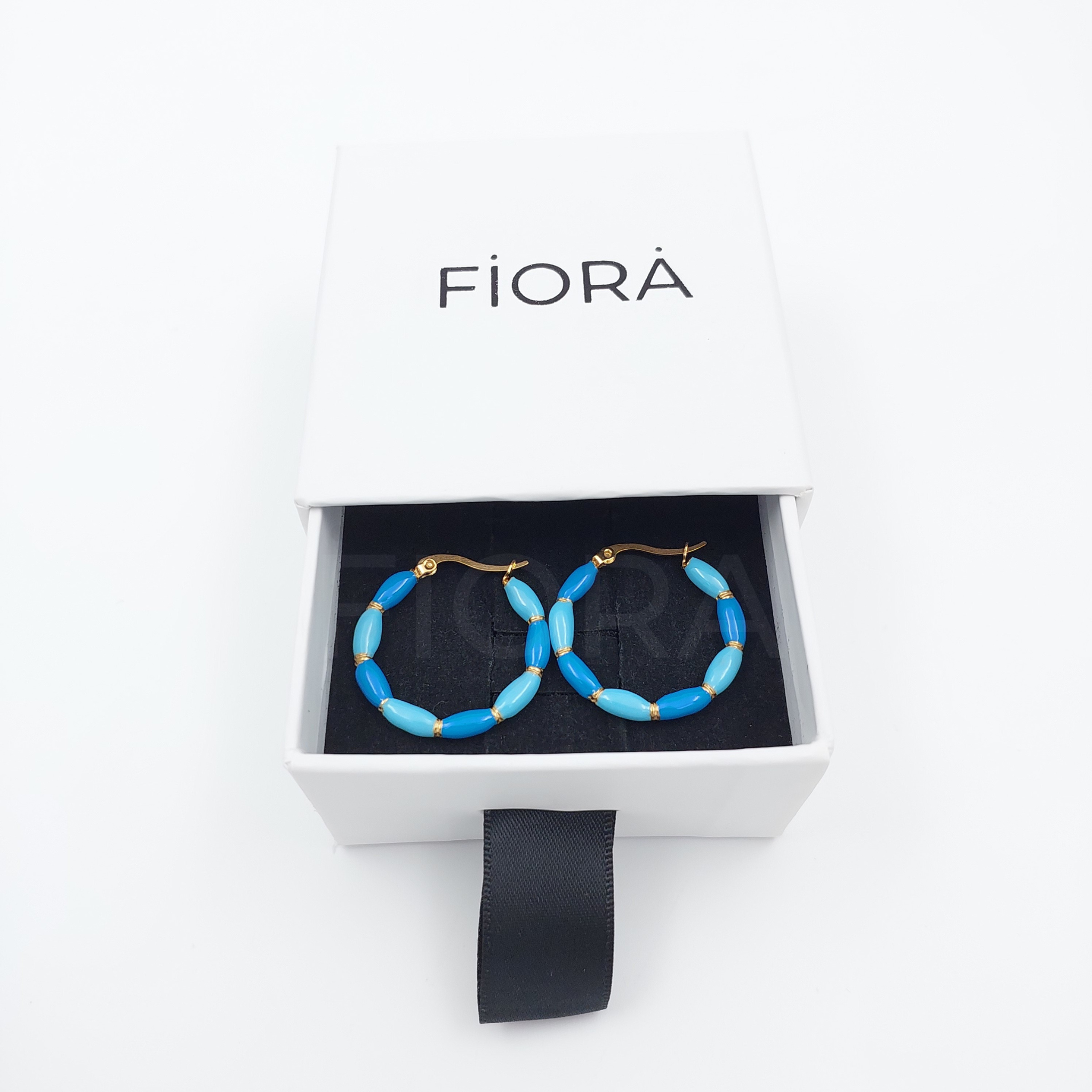 FIORA | Sogno ( Two-Tone Blue ) | Earrings