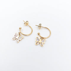 Golden Flutter | Boucles d'oreilles